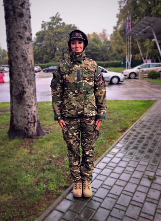 Anja Osterman večkrat poudarja, da je hvaležna, da je lahko zaposlena v Slovenski vojski. | Foto: Instagram & Imdb
