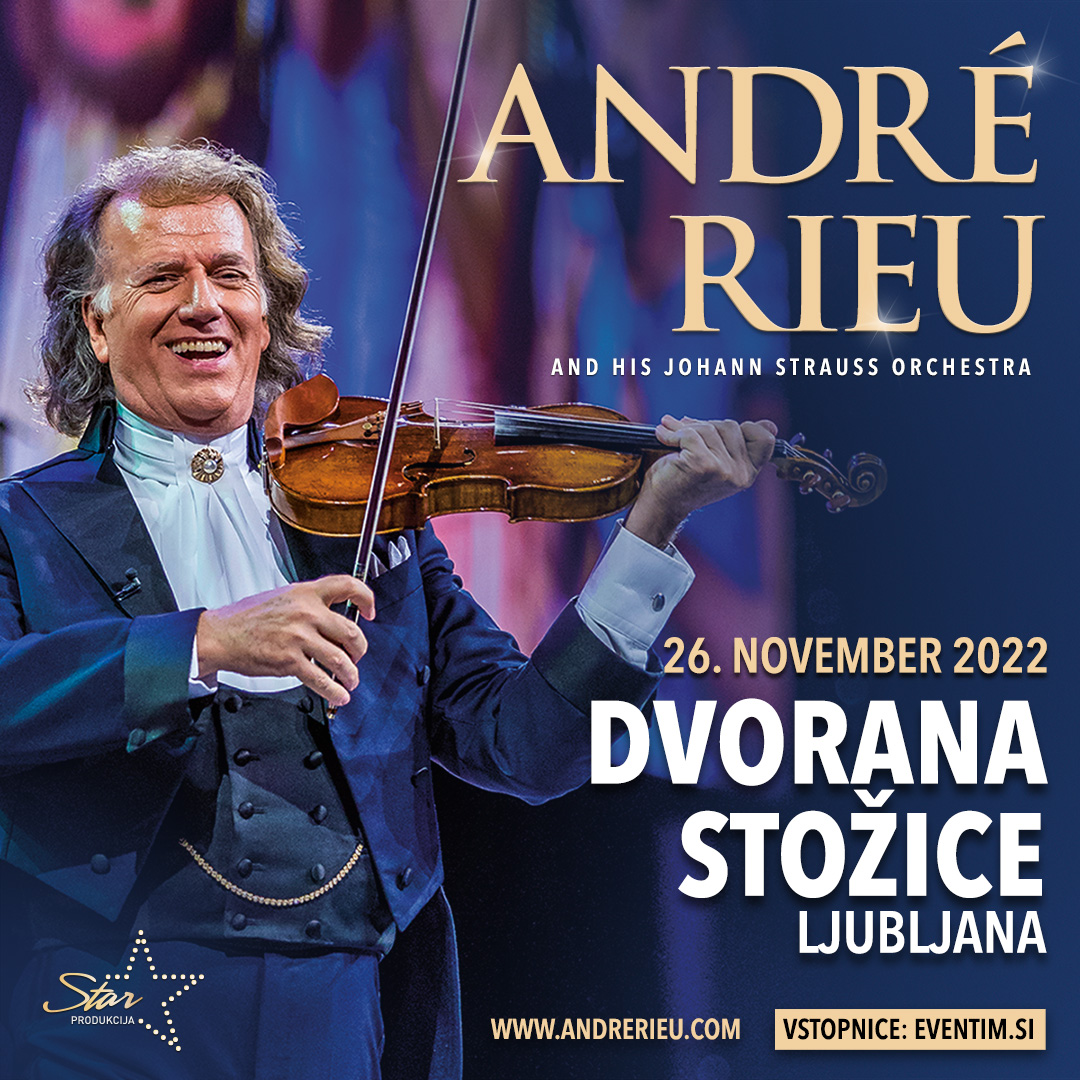 André Rieu – v ŽIVO v Sloveniji leta 2022 - siol.net
