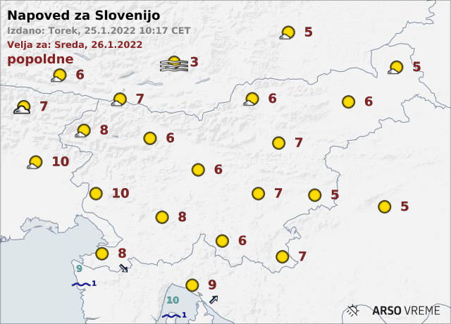 vreme | Foto: ARSO Meteo