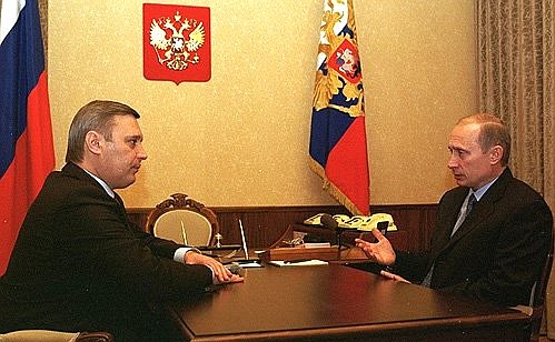 Mihail Kasjanov in Vladimir Putin med srečanjem leta 2002 | Foto: Kremelj | Foto: 