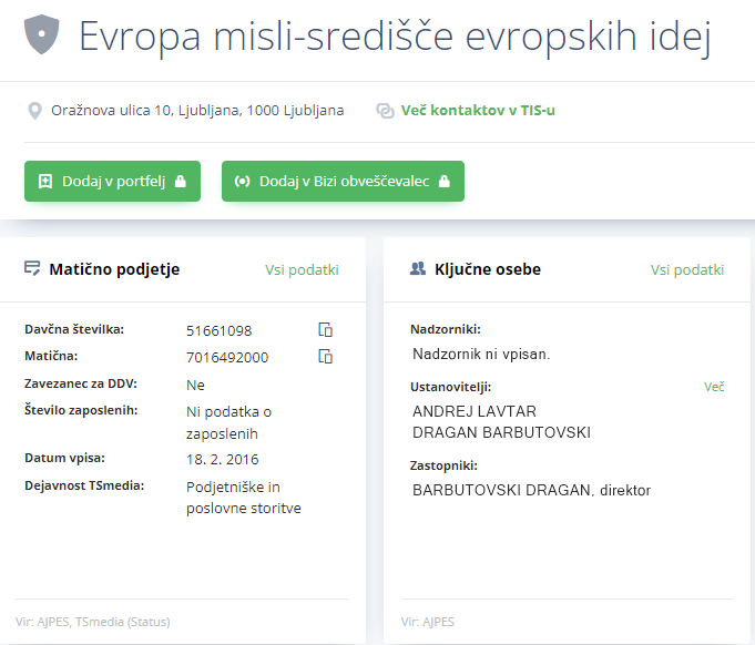 Evropa misli | Foto: Ajpes