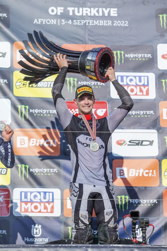 Tim Gajser je lani petič postal svetovni prvak, četrtič v MXGP. | Foto: Honda Racing/ShotbyBavo