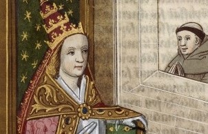 Papežinja Ivana, ki naj bi po eni od legend papeževala kot papež Janez VIII. | Foto: Wikimedia Commons
