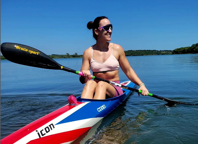 Začela je tudi treninge v čolnu. | Foto: Osebni arhiv Anje Osterman