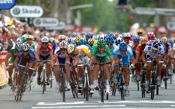 Leta 2005 je bil v 3. etapi Toura odličen drugi.  | Foto: osebni arhiv Petra Wrolicha