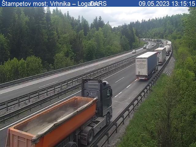 A1/E61/E70, Ljubljana–Koper, Štampetov most. | Foto: DARS