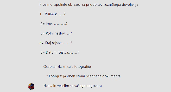 Scam4 | Foto: Facebook / Posnetek zaslona
