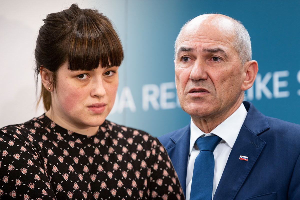 Burne obtožbe in presenetljivo srečanje na letalu: Janša proti inštitutu 8. marec in Niki Kovač