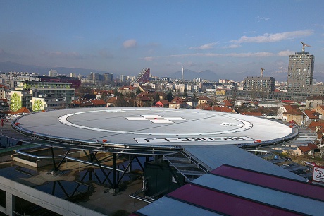 heliport, UKC Ljubljana | Foto: UKC Ljubljana