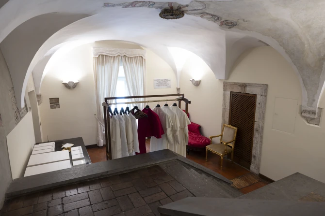 Soba solz se nahaja tik ob Sikstinski kapeli.  | Foto: Vatican Media