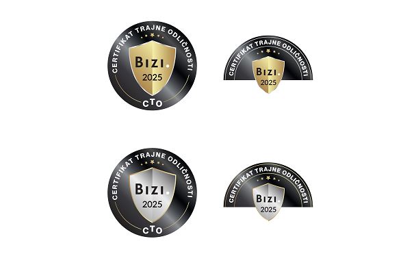 Certifikat trajne odličnosti Bizi | Foto: Bizi