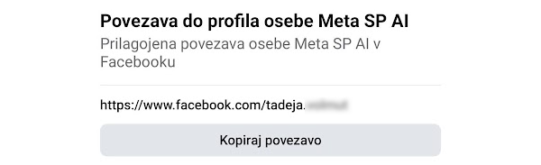 Profil Facebook | Foto: Posnetek zaslona