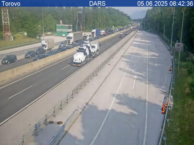 Avtocesta A2/E61, Karavanke-Ljubljana, Torovo II - vrtljiva kamera | Foto: DARS