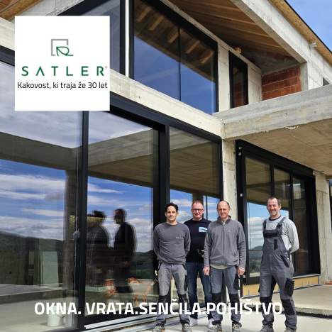 Okna Satler, gradnja hiše | Foto: Satler
