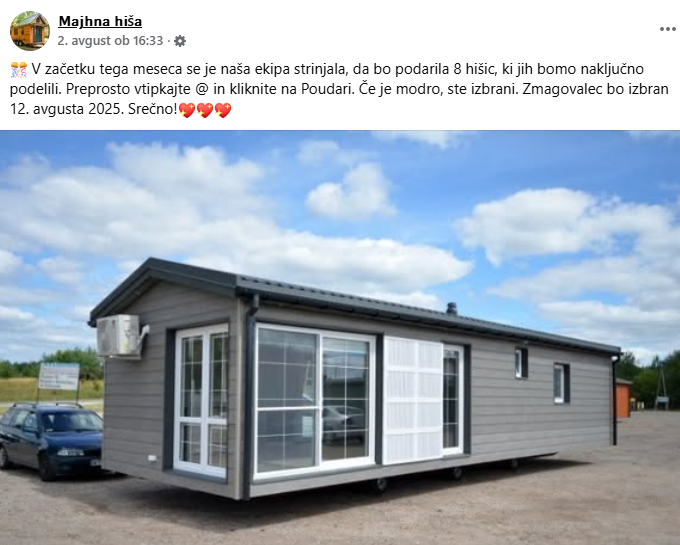 Majhna hiša scam | Foto: Posnetek  zaslona