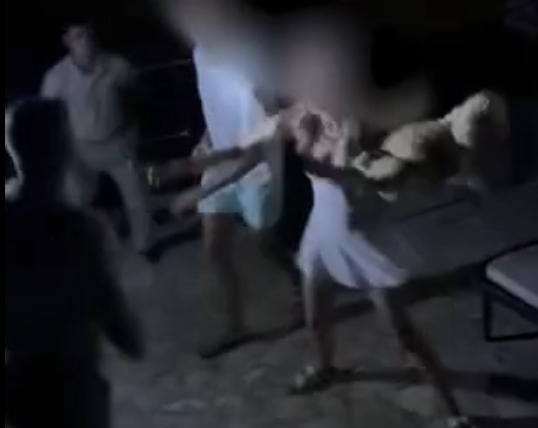Varnostniki hotela Kempinski so brutalno pretepli 26-letno Slovenko in 28-letnega Slovenca.  | Foto: Posnetek zaslona