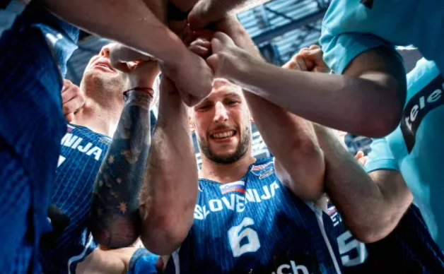 Slovenska košarkarska reprezentanca je na EuroBasketu morala v četrtfinalu priznati premoč Nemčiji. | Foto: FIBA