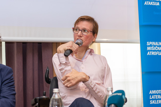 Mateja Toman, predsednica Društva distrofikov Slovenije, Foto_Vesna Videnovič | Foto: Vesna Videnovič / BIOGEN PHARMA D.O.O.
