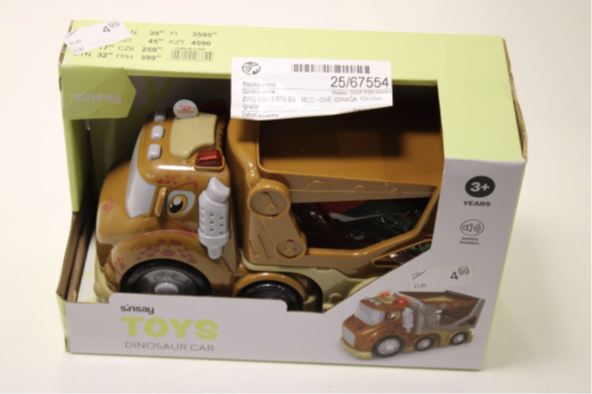 Nevarne otroške igrače Igrača ima naslednje oznake – Model: 672 BS-MLC-ONE in EAN: 5906212183324. | Foto: Zdravstveni inšpektorat RS