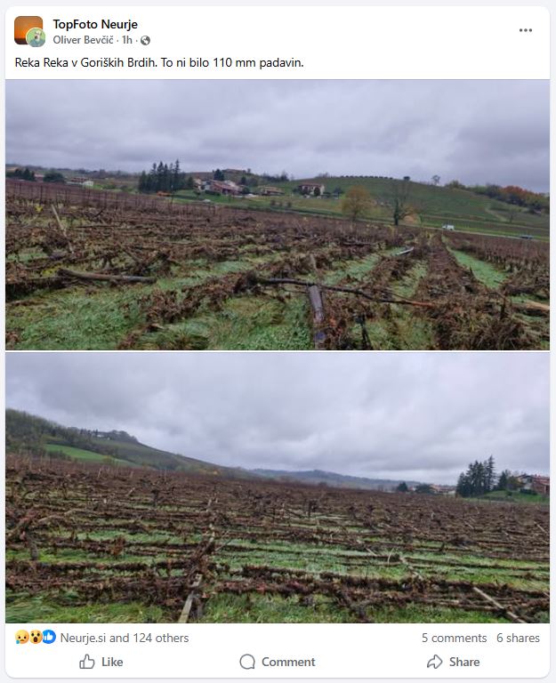 V Brdih so katastrofalne posledice | Foto: TopFoto Neurje/Facebook/Oliver Bevčič
