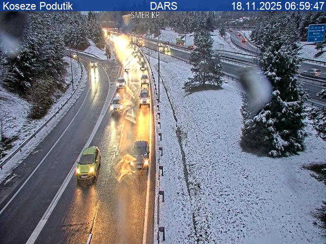 severna obvoznica, razcep Koseze | Foto: DARS