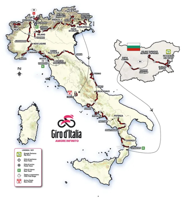 Giro trasa | Foto: Giro d'Italia