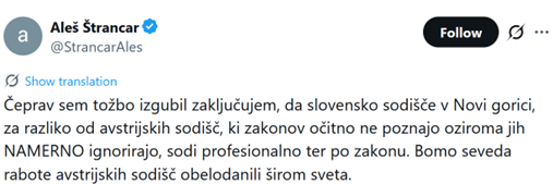 tvit Štrancar | Foto: 