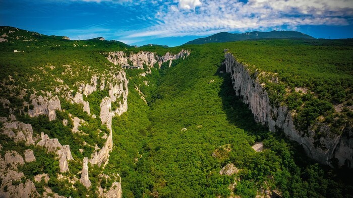 Učka, kanjon Vela Draga  | Foto: HTS/Ivo Biočina