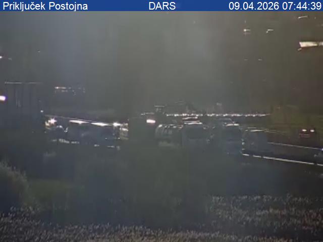 promet, primorska avtocesta, kamera Postojna | Foto: Dars/Promet.si