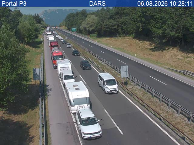 A1/E61/E70, Ljubljana–Koper, portal Studenec | Foto: DARS