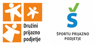 družini prijazno podjetje in športu prijazno podjetje logo | Foto: 