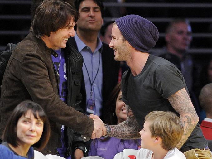 Cruise z Davidom Beckhamom leta 2011 | Foto: Guliverimage/AP