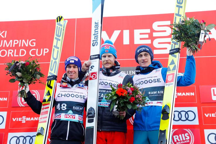V družbi Johanssona in Krafta | Foto: Reuters