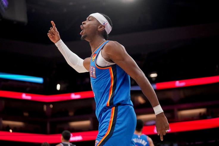 Shai Gilgeous-Alexander je v tej sezoni favorit. | Foto: Reuters