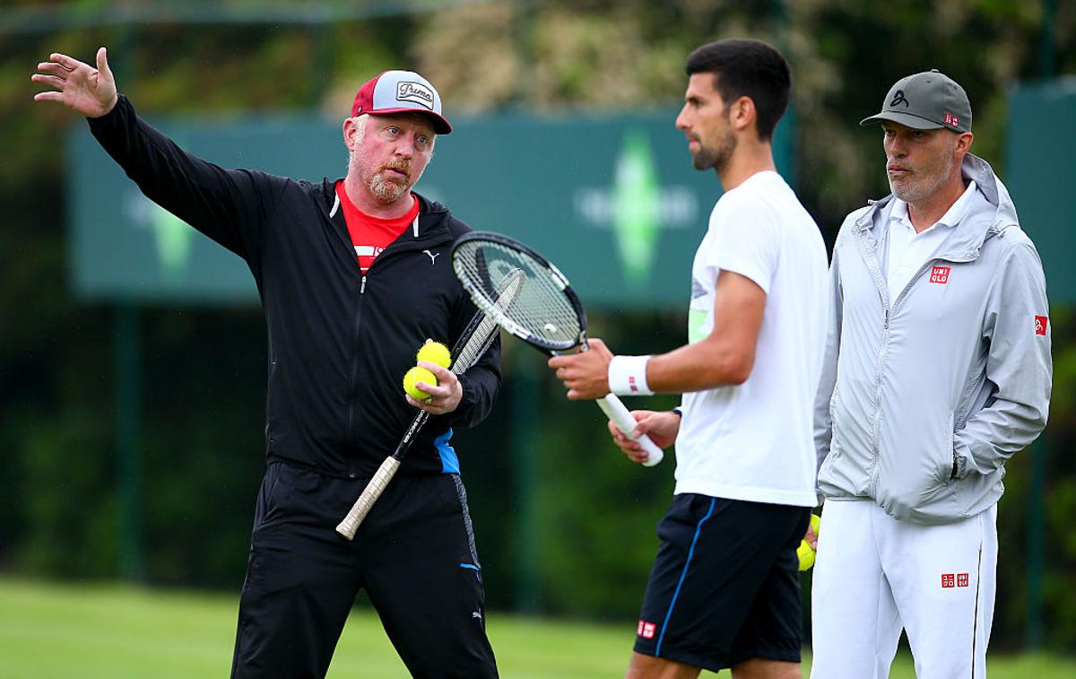 Boris Becker, Novak Đoković, Gebhard Gritsch | Foto Guliver/Getty Images