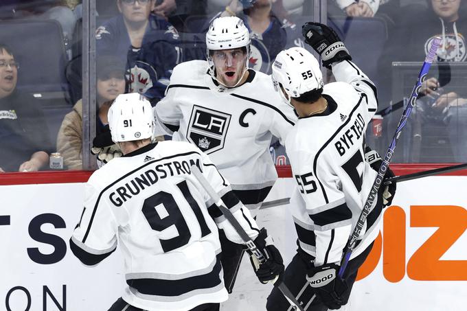 Anžetu Kopitarju gre z LA Kings v najmočnejši hokejski ligi na svetu odlično. | Foto: Reuters