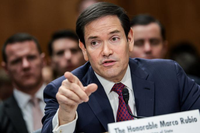 Marco Rubio | Notranjo direktivo je podpisal ameriški državni sekretar Marco Rubio. Od diplomatov zahteva, da zaveznice pozovejo k ukrepanju do petka. | Foto Reuters