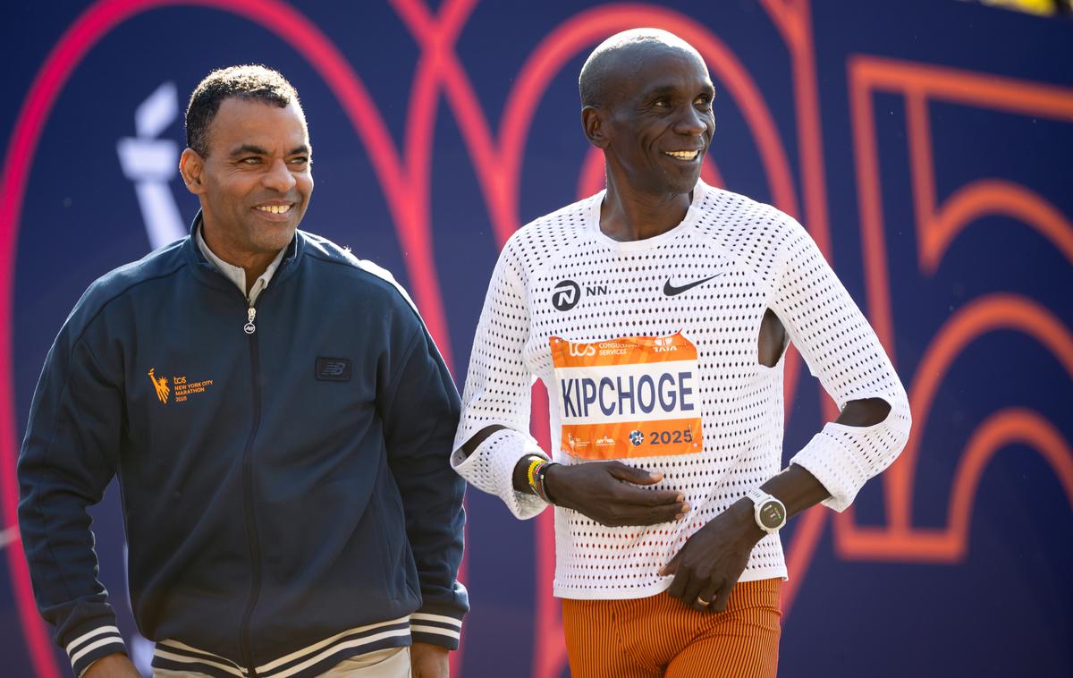 Eliud Kipchoge | 40-letni kenijski maratonec Eliud Kipchoge si želi maratonsko razdaljo preteči na vseh celinah. | Foto Guliverimage