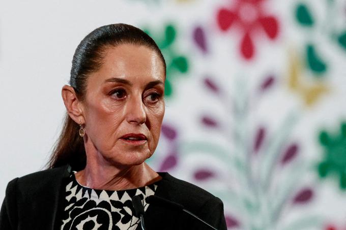 Mehiška predsednica Claudia Sheinbaum | Foto: Reuters