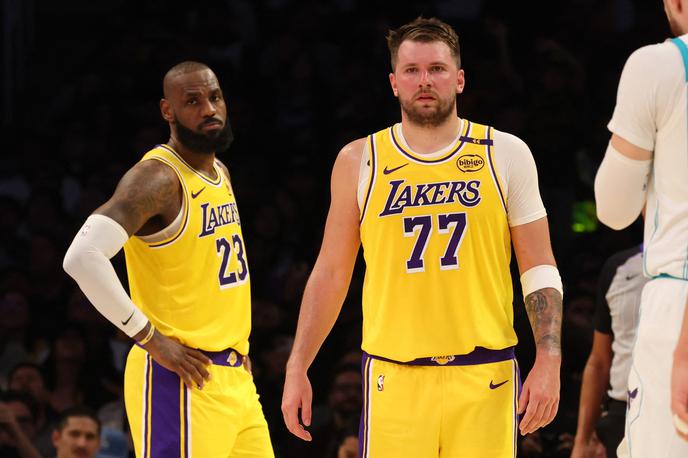 Luka Dončić LeBron James | Luka Dončić in LeBron James | Foto Reuters