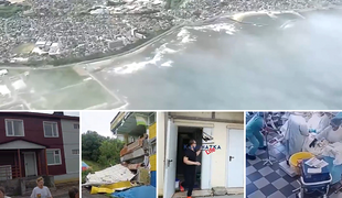 Trenutek, ko je tla stresel potres #video