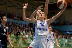 Slovenske košarkarice visoko premagale Luksemburg