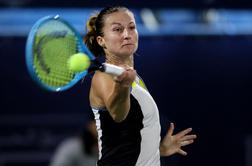 Dalila Jakupovič uspešno začela turnir v Nangchangu, Zidanškova se je poslovila