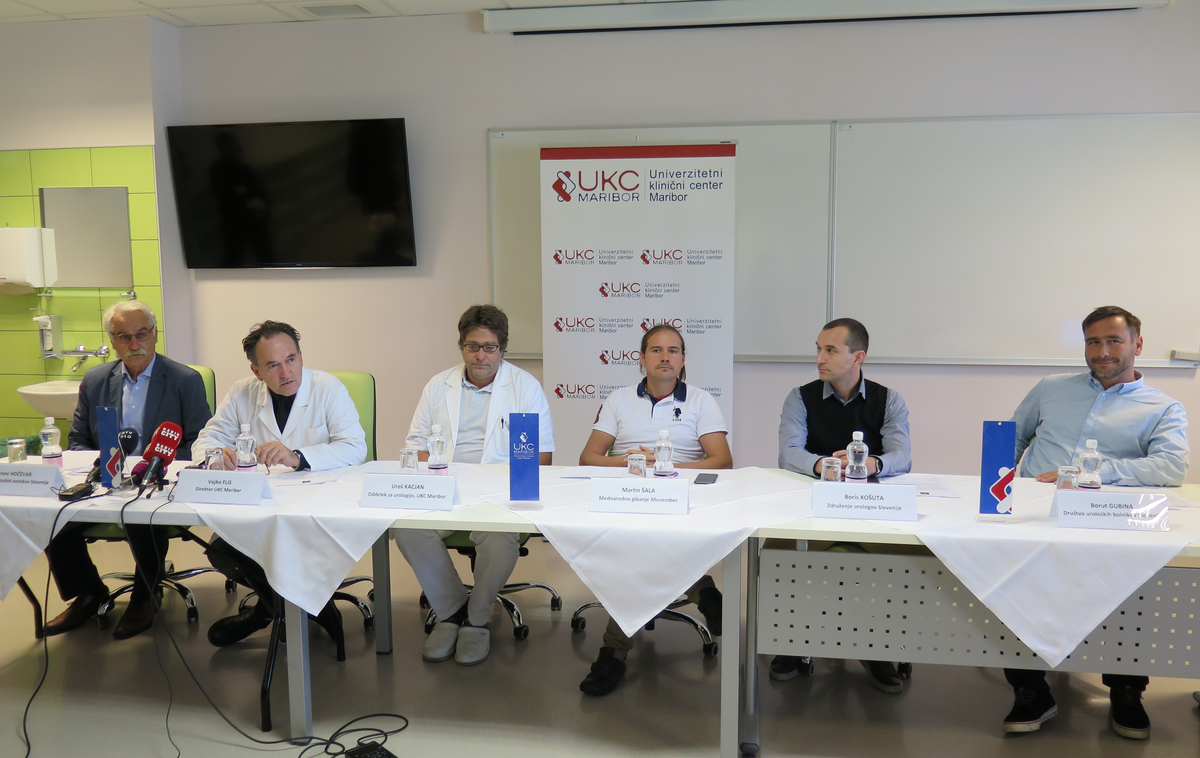 Novinarska konferenca oddelka za onkologijo UKC Maribor o raku prostate | Foto STA
