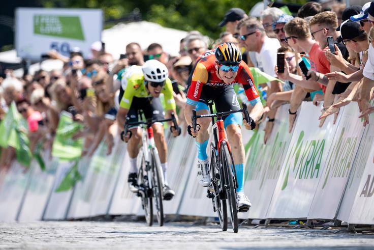 V ciljnem šprintu je bil hitrejši od skupnega zmagovalca dirke Filippa Zane. | Foto: Matic Klanšek Velej/Sportida