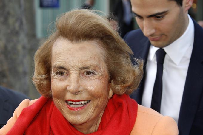 Liliane Bettencourt je v 94. letu starosti v četrtek umrla na svojem domu v Parizu. | Foto: Reuters