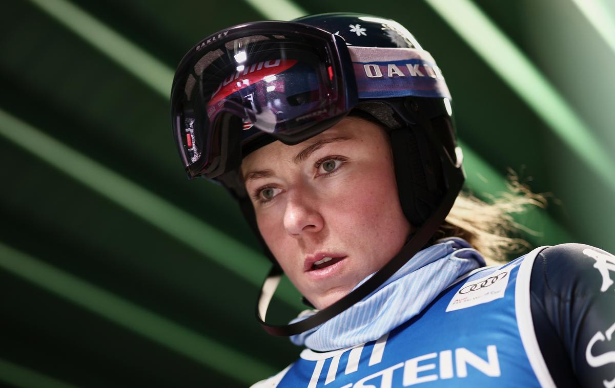Mikaela Shiffrin | Mikaela Shiffrin je prikazala vrhunsko prvo vožnjo. | Foto Guliverimage