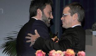 Ben Affleck ljubosumen na poljubljanje Matta Damona z Douglasom