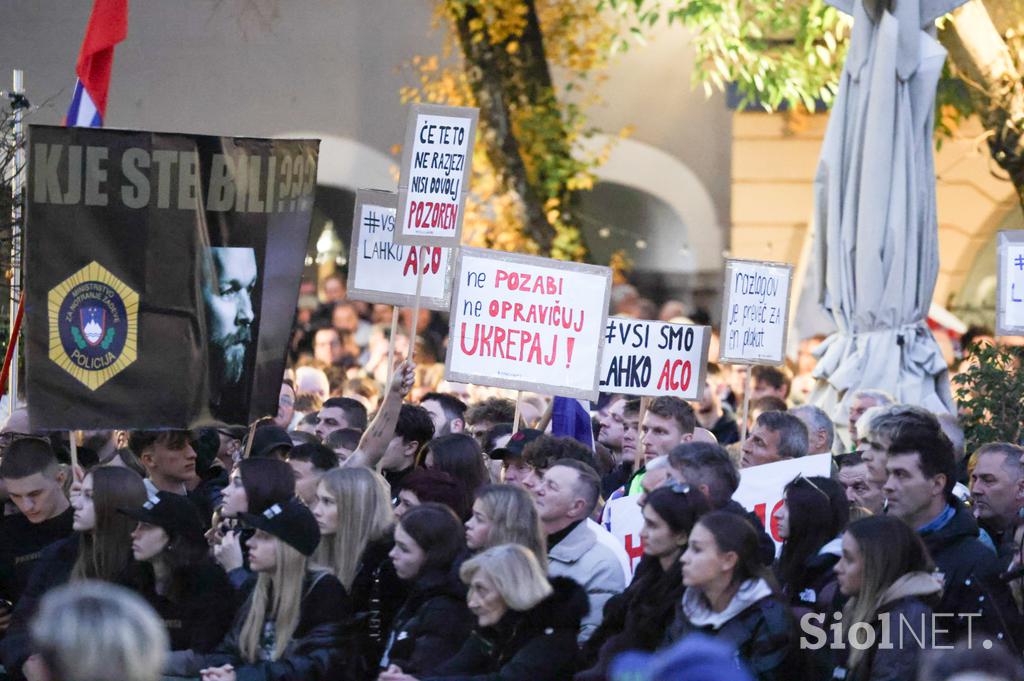 Protestni shod Novo mesto