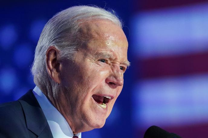 Joe Biden | Joe Biden bo imel govor o stanju v državi ob sedmih zvečer po ameriškem času oziroma v petek zgodaj zjutraj po našem času. | Foto Reuters
